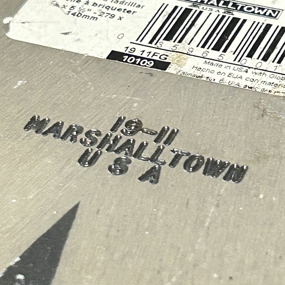 Marshalltown Red and Black Masonry Brick 🧱 Laying Trowel (4 for sale) - Picture 10 of 13